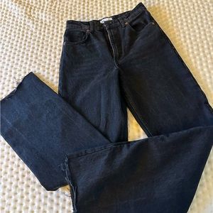 Zara high waisted wide leg jeans